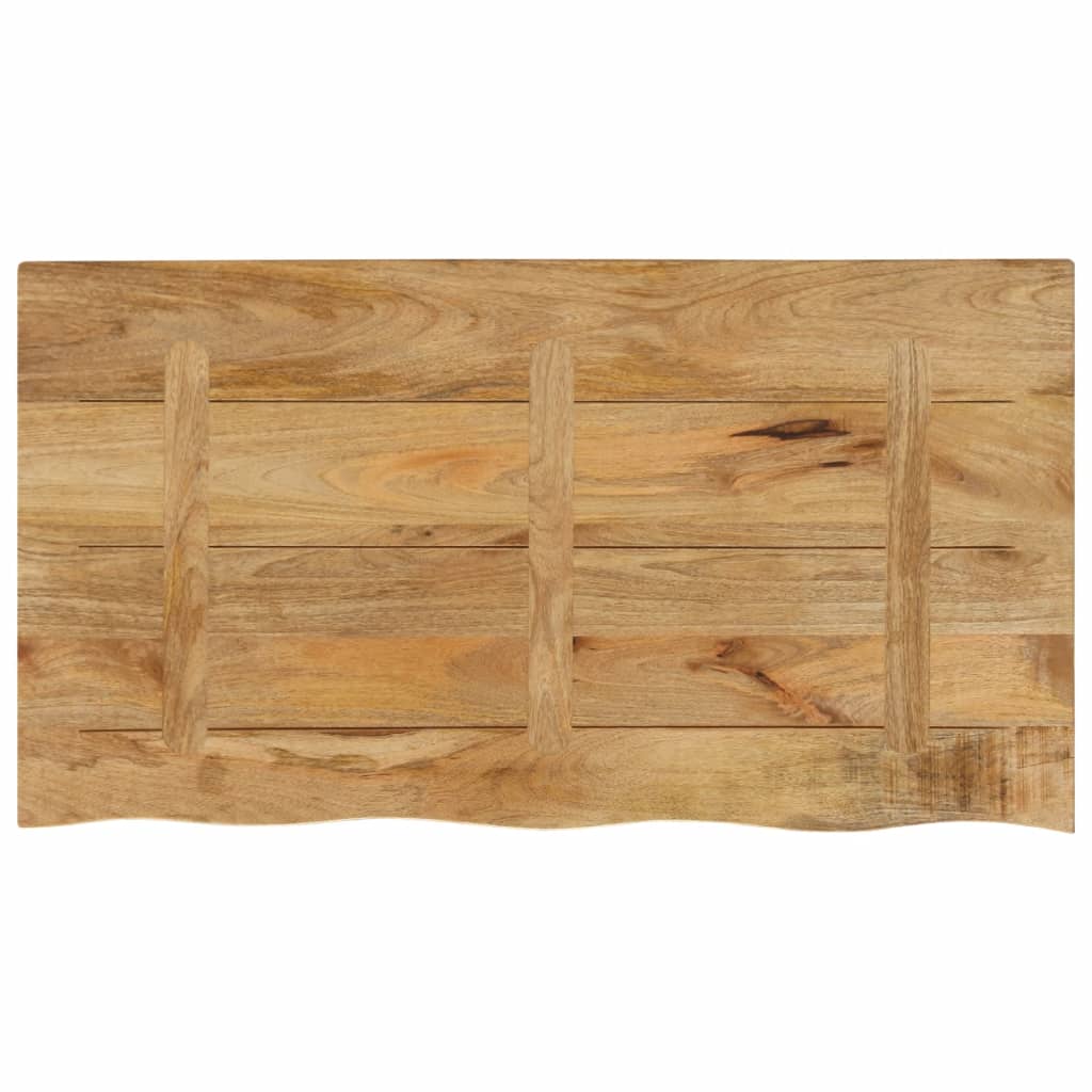 Dessus de table 110x60x2,5cm bord vif bois massif manguier brut Plateaux de table vidaXL   