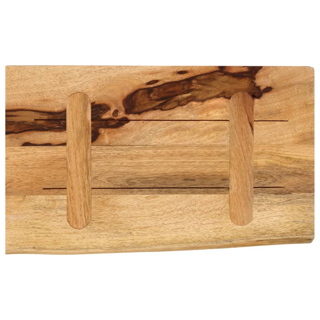 Dessus de table 40x20x3,8 cm bord vif bois massif manguier brut Plateaux de table vidaXL   