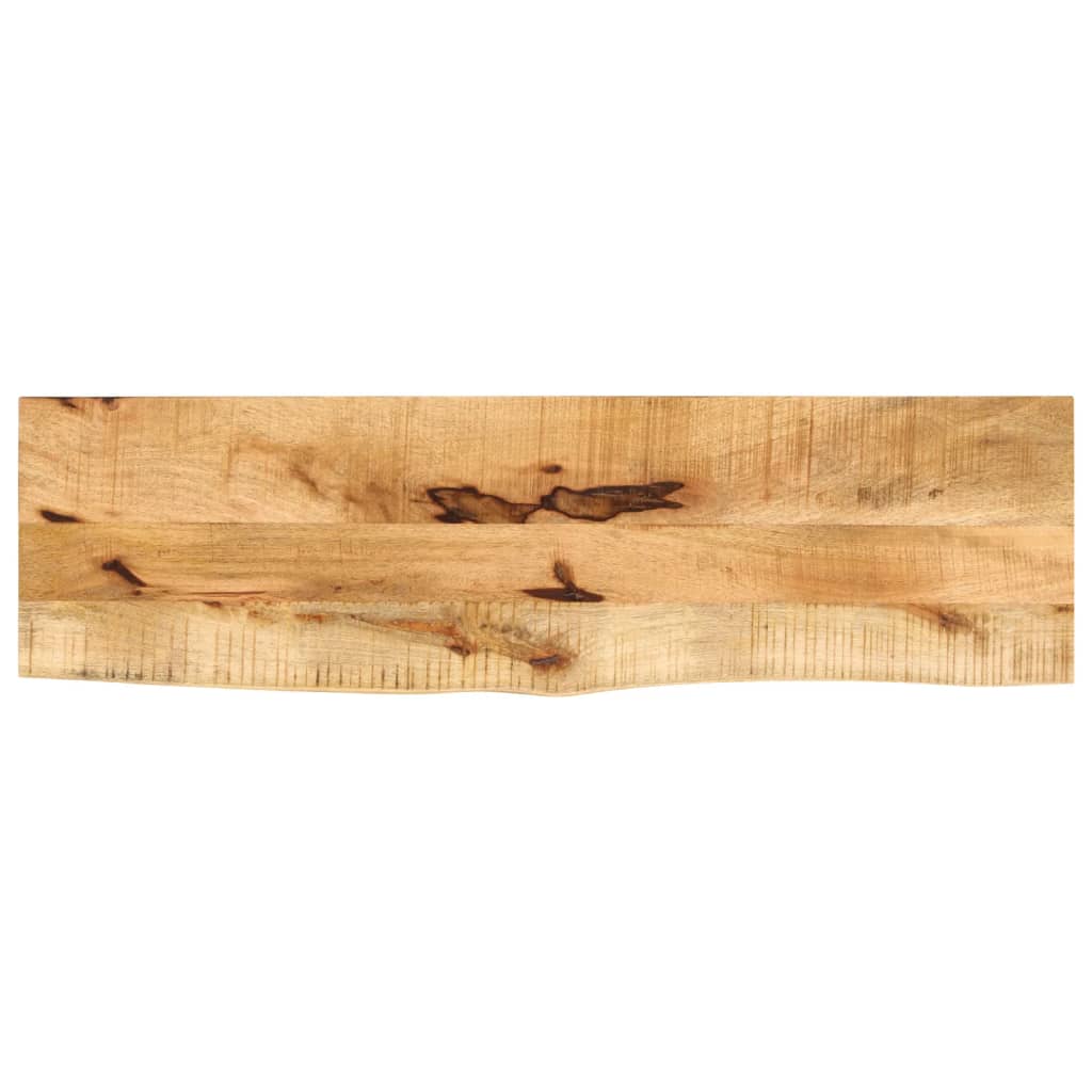 Dessus de table 100x20x3,8cm bord vif bois massif manguier brut Plateaux de table vidaXL   