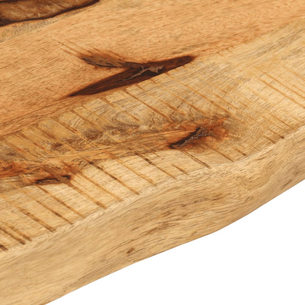 Dessus de table 100x20x3,8cm bord vif bois massif manguier brut Plateaux de table vidaXL   