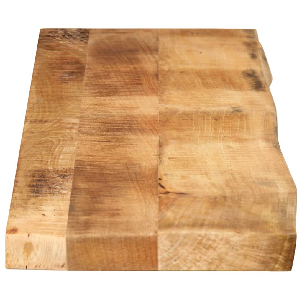 Dessus de table 140x20x3,8cm bord vif bois massif manguier brut Plateaux de table vidaXL   