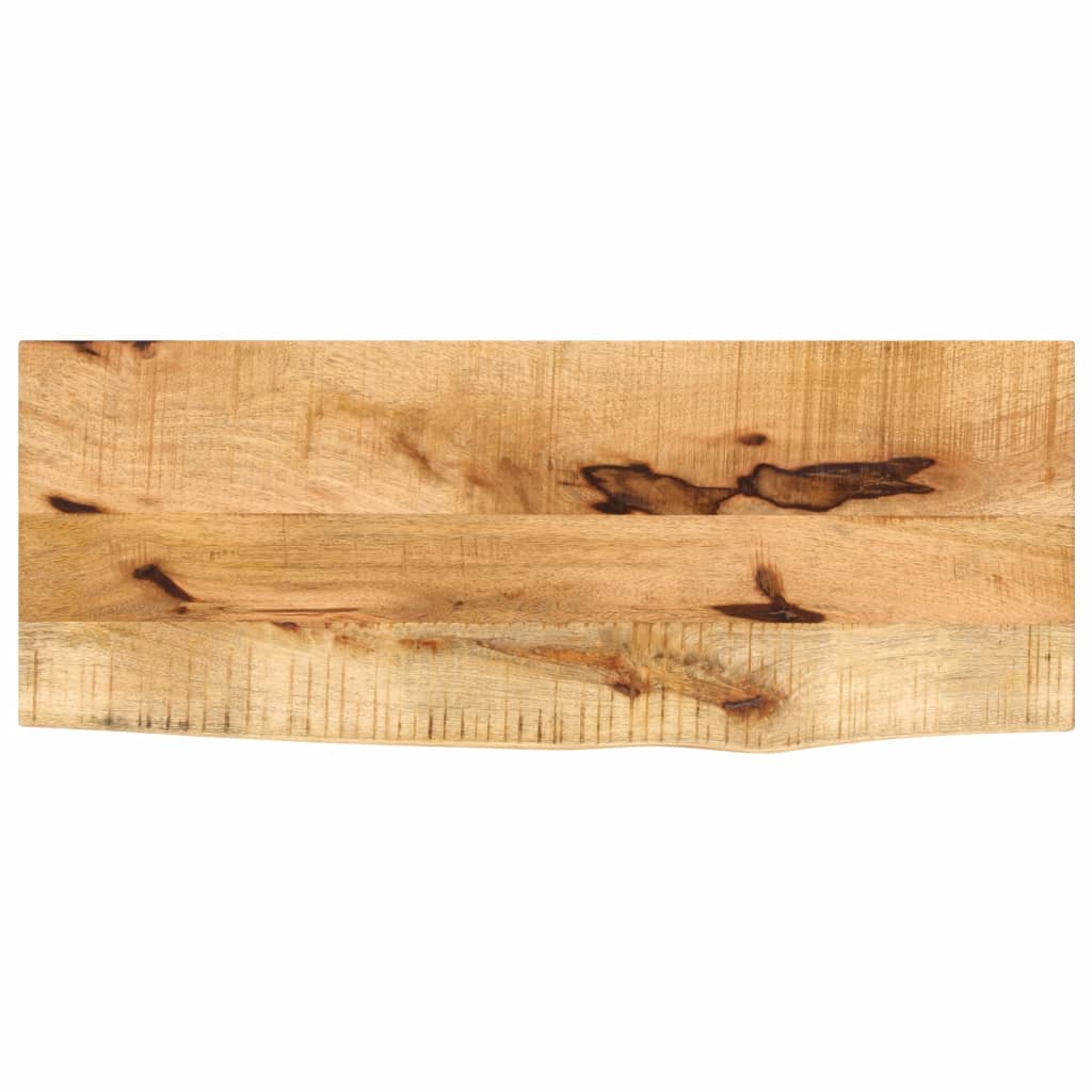 Dessus de table 90x30x3,8 cm bord vif bois massif manguier brut Plateaux de table vidaXL   