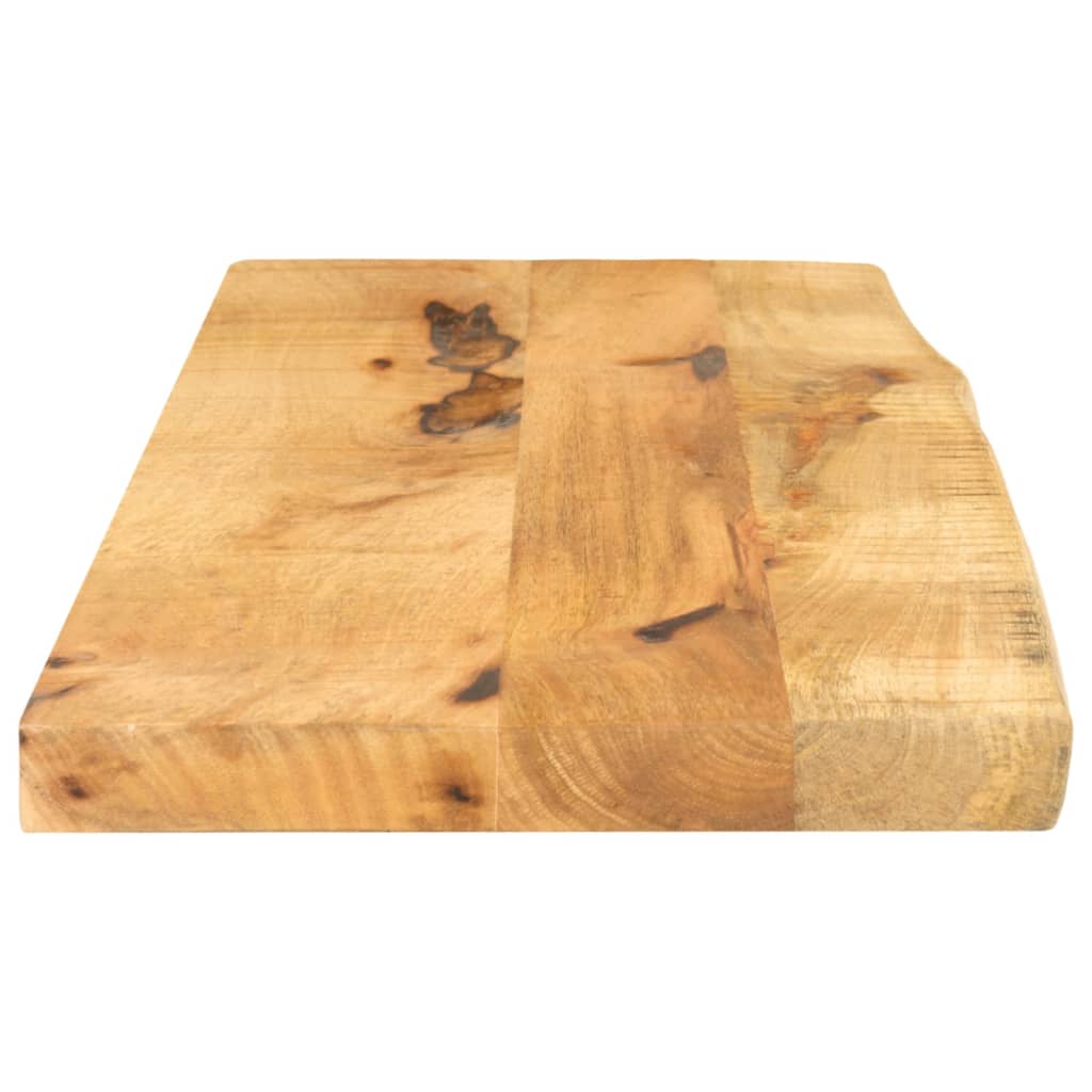 Dessus de table 90x30x3,8 cm bord vif bois massif manguier brut Plateaux de table vidaXL   