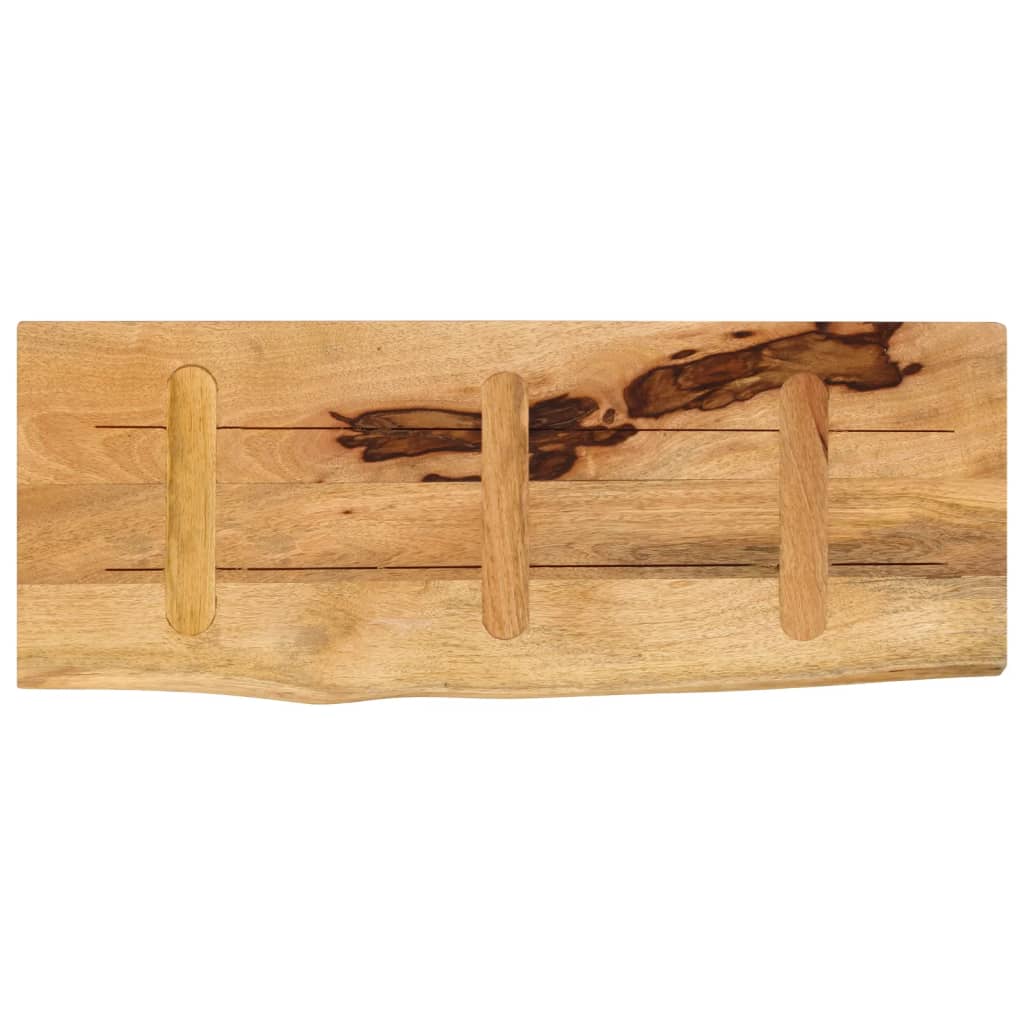 Dessus de table 90x30x3,8 cm bord vif bois massif manguier brut Plateaux de table vidaXL   