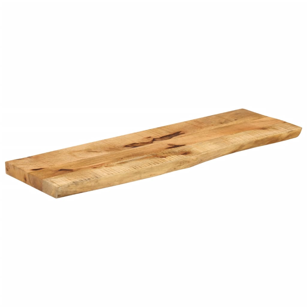 Dessus de table 110x30x3,8cm bord vif bois massif manguier brut Plateaux de table vidaXL   