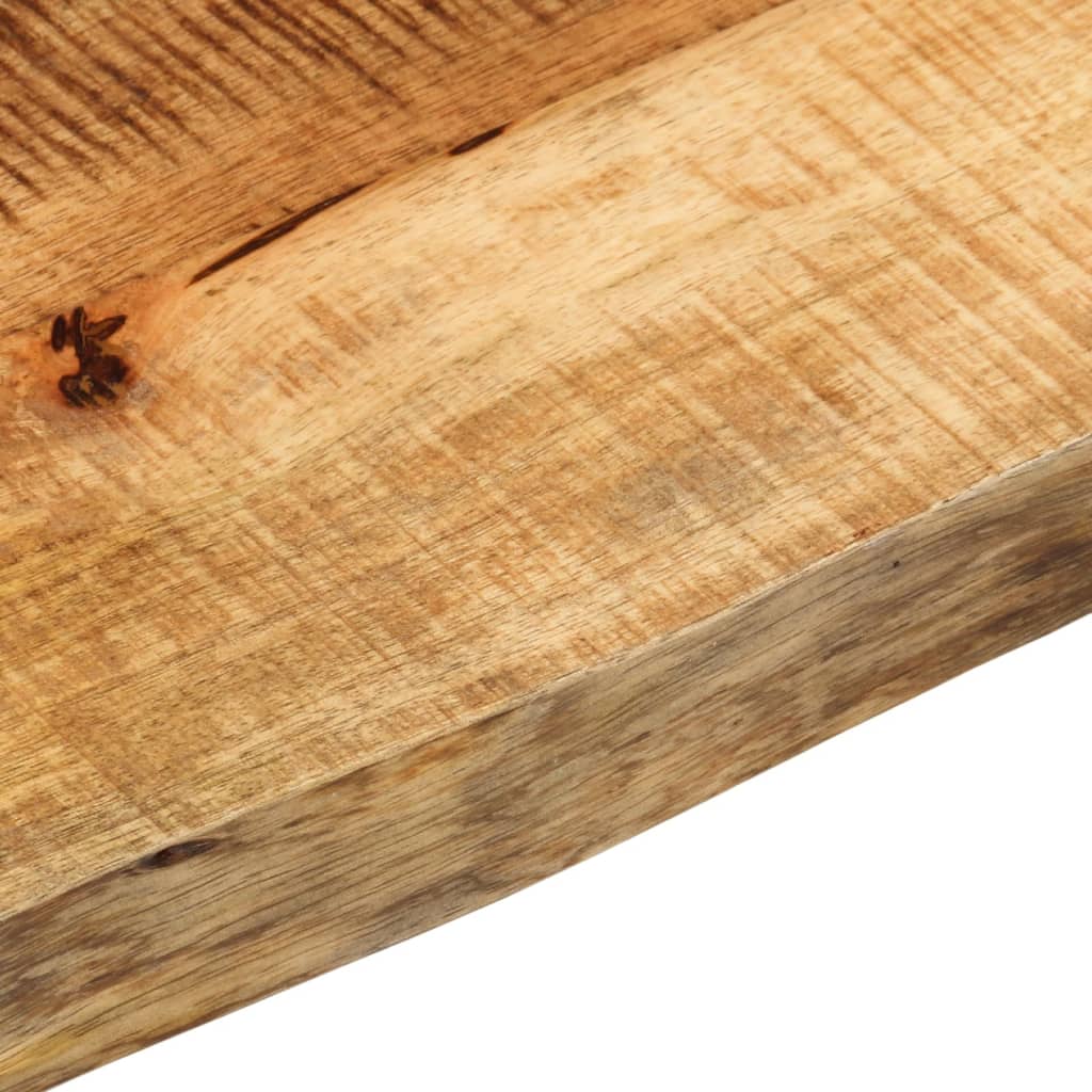 Dessus de table 140x30x3,8 cm bord vif bois massif manguier bru Plateaux de table vidaXL   