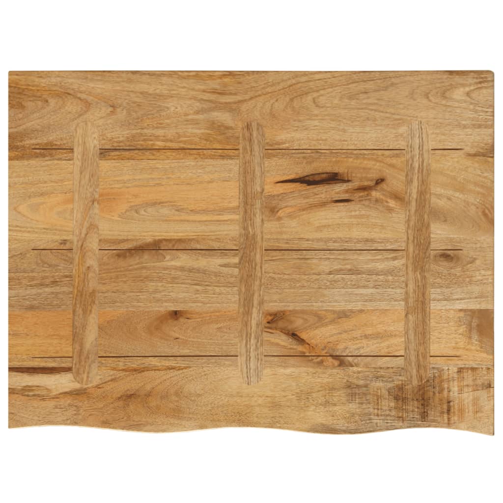 Dessus de table 90x60x3,8 cm bord vif bois massif manguier brut Plateaux de table vidaXL   