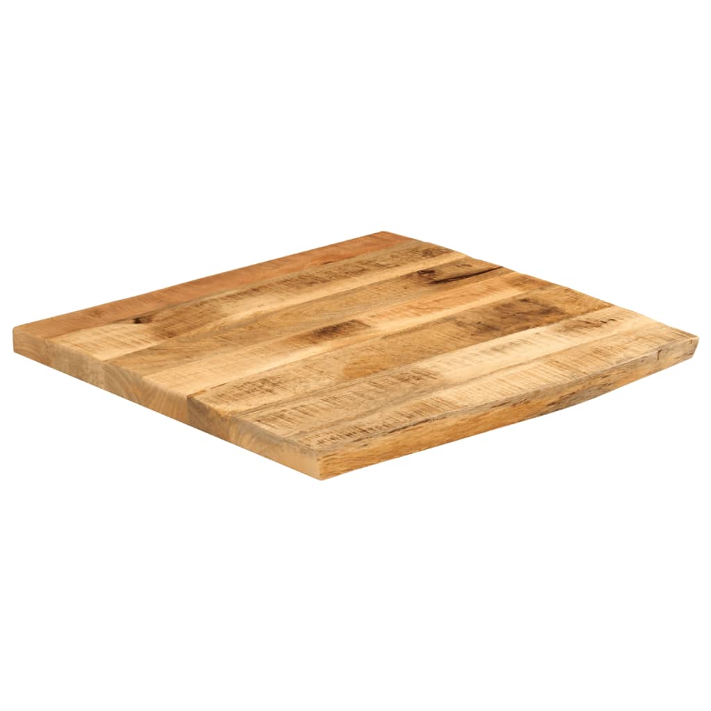 Dessus de table 80x80x3,8 cm bord vif bois massif manguier brut Plateaux de table vidaXL   