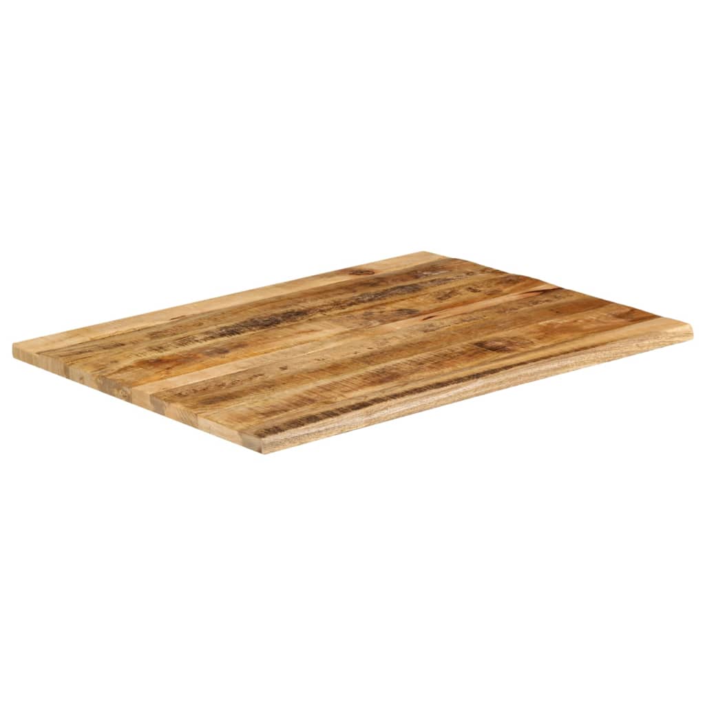 Dessus de table 100x80x3,8cm bord vif bois massif manguier brut Plateaux de table vidaXL   