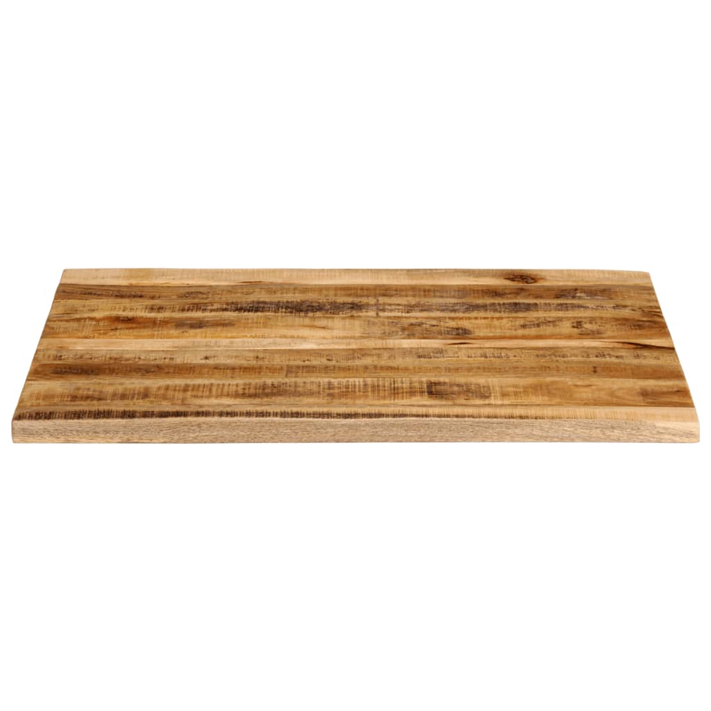 Dessus de table 100x80x3,8cm bord vif bois massif manguier brut Plateaux de table vidaXL   