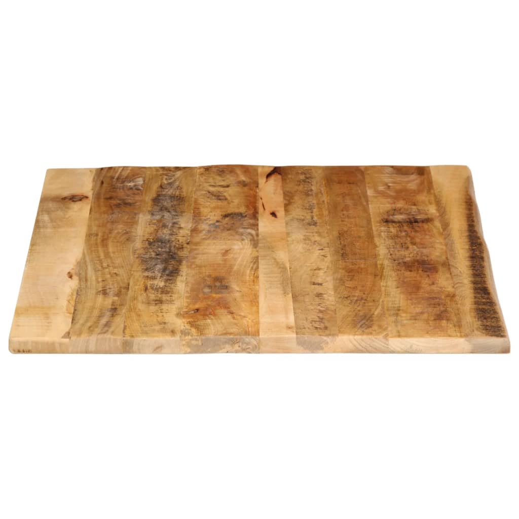 Dessus de table 100x80x3,8cm bord vif bois massif manguier brut Plateaux de table vidaXL   