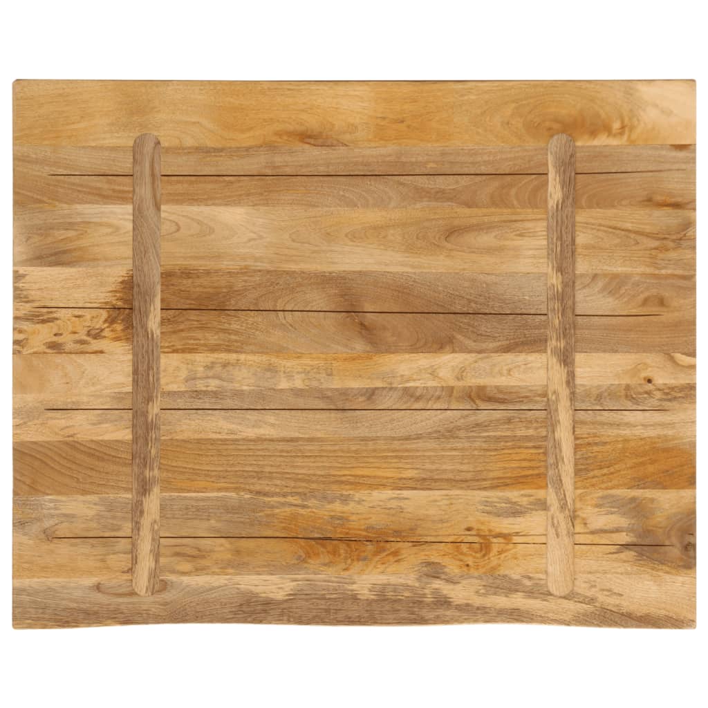 Dessus de table 100x80x3,8cm bord vif bois massif manguier brut Plateaux de table vidaXL   