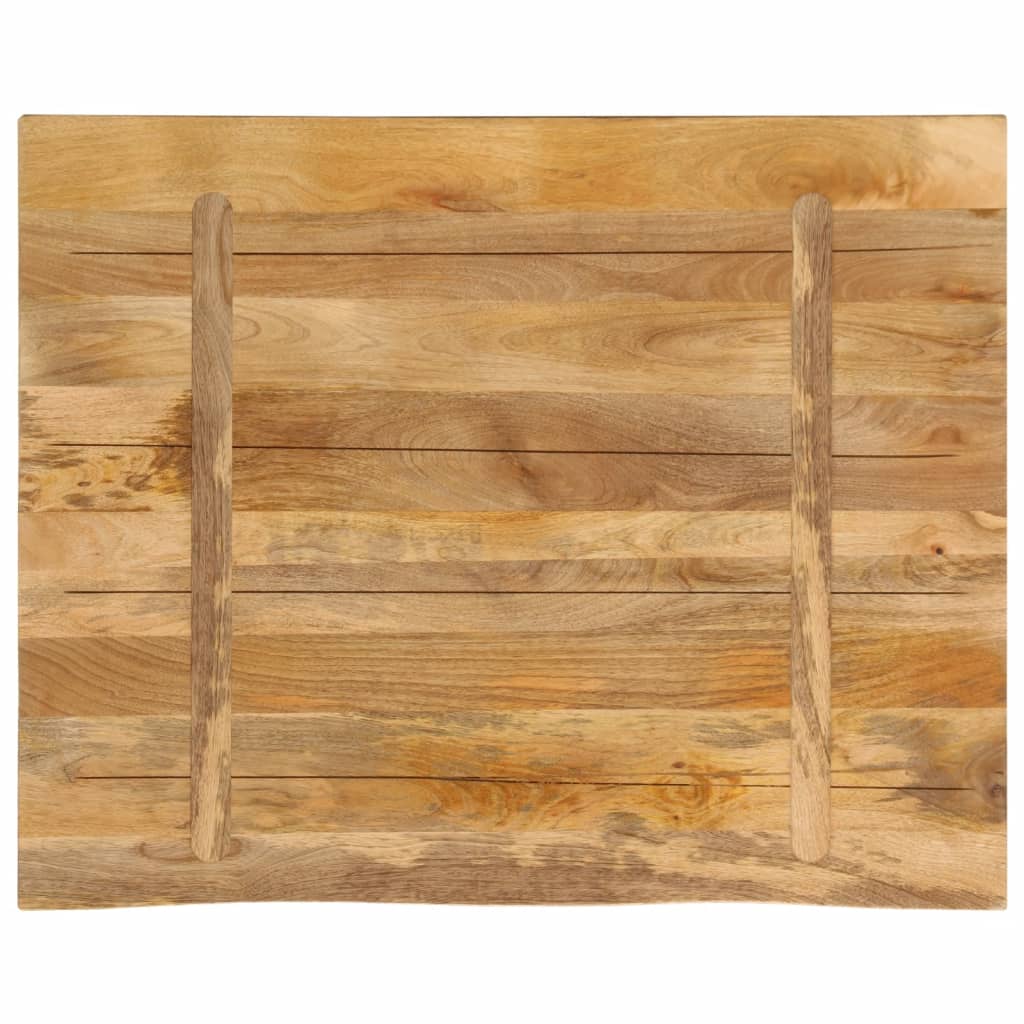 Dessus de table 110x80x3,8cm bord vif bois massif manguier brut Plateaux de table vidaXL   