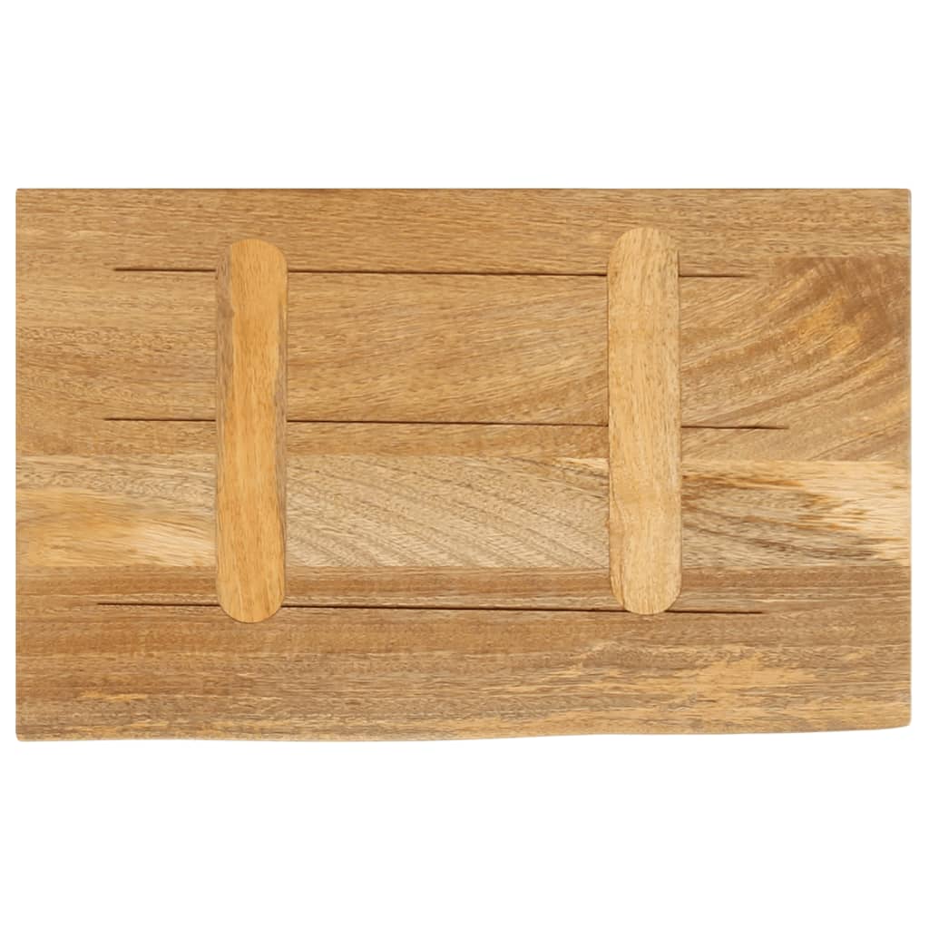 Dessus de table à bord vivant 40x20x2,5 cm bois massif manguier Plateaux de table vidaXL   