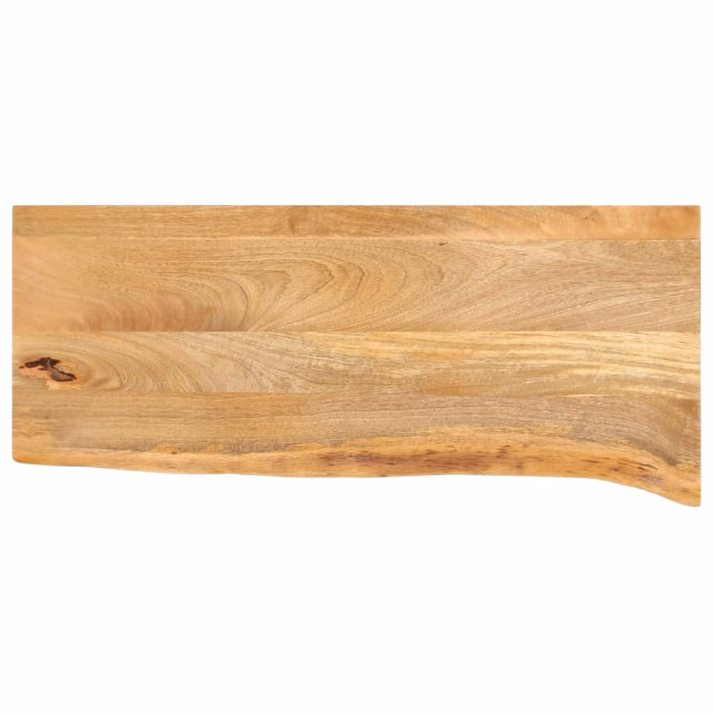 Dessus de table à bord vivant 80x20x2,5 cm bois massif manguier Plateaux de table vidaXL   