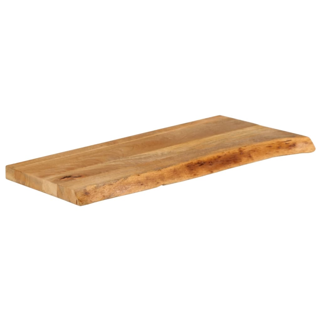 Dessus de table à bord vivant 80x20x2,5 cm bois massif manguier Plateaux de table vidaXL   