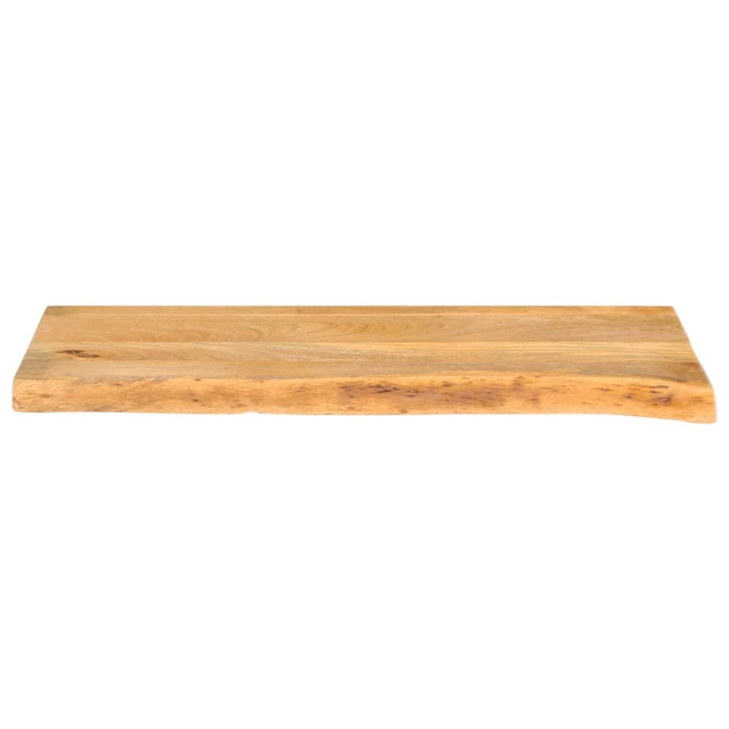 Dessus de table à bord vivant 80x20x2,5 cm bois massif manguier Plateaux de table vidaXL   