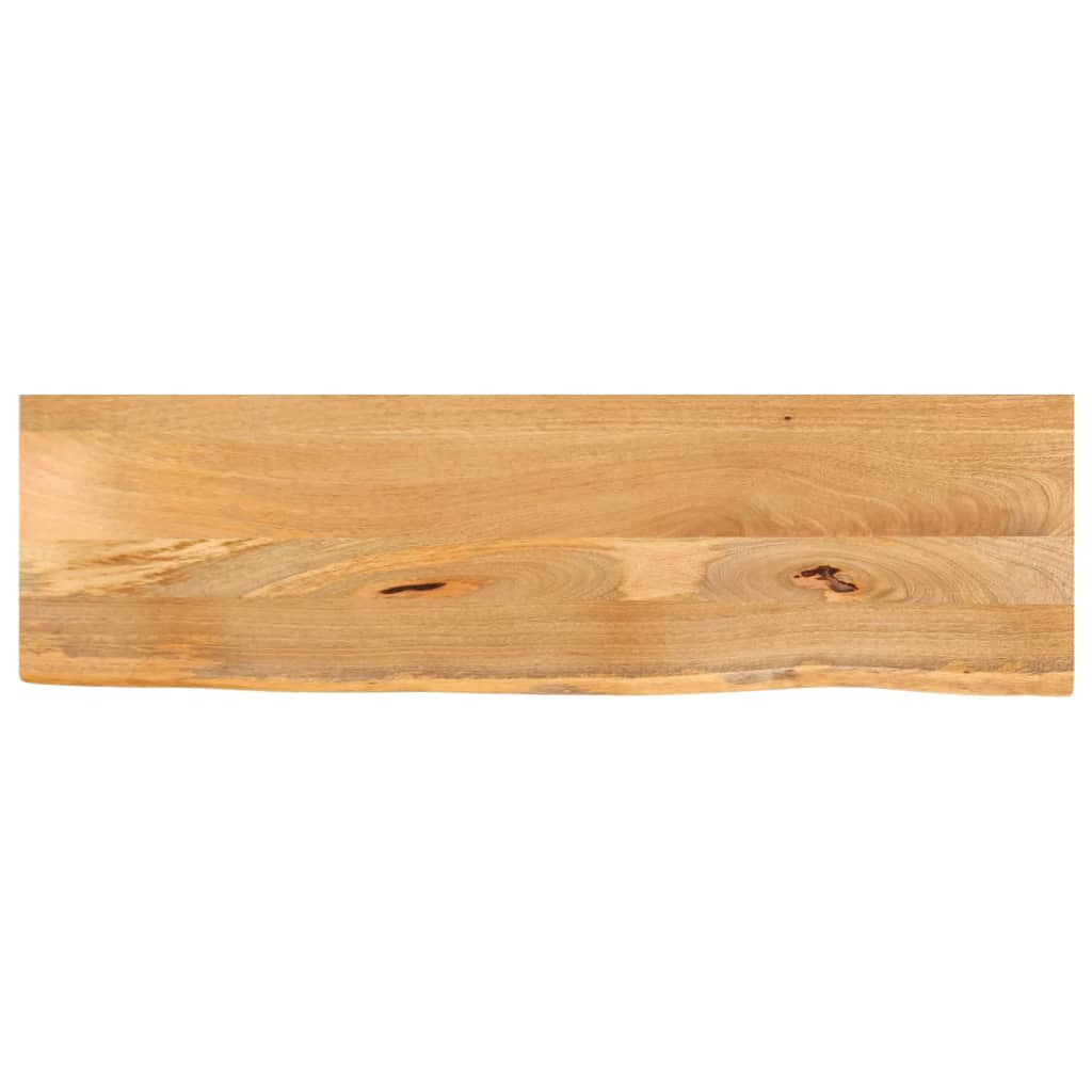 Dessus de table à bord vivant 100x30x2,5cm bois massif manguier Plateaux de table vidaXL   