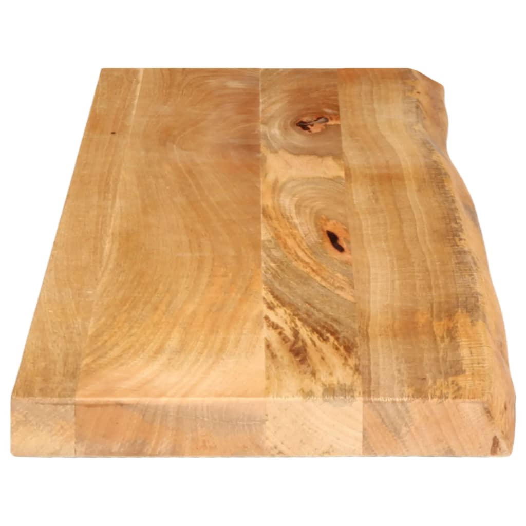 Dessus de table à bord vivant 120x30x2,5cm bois massif manguier Plateaux de table vidaXL   