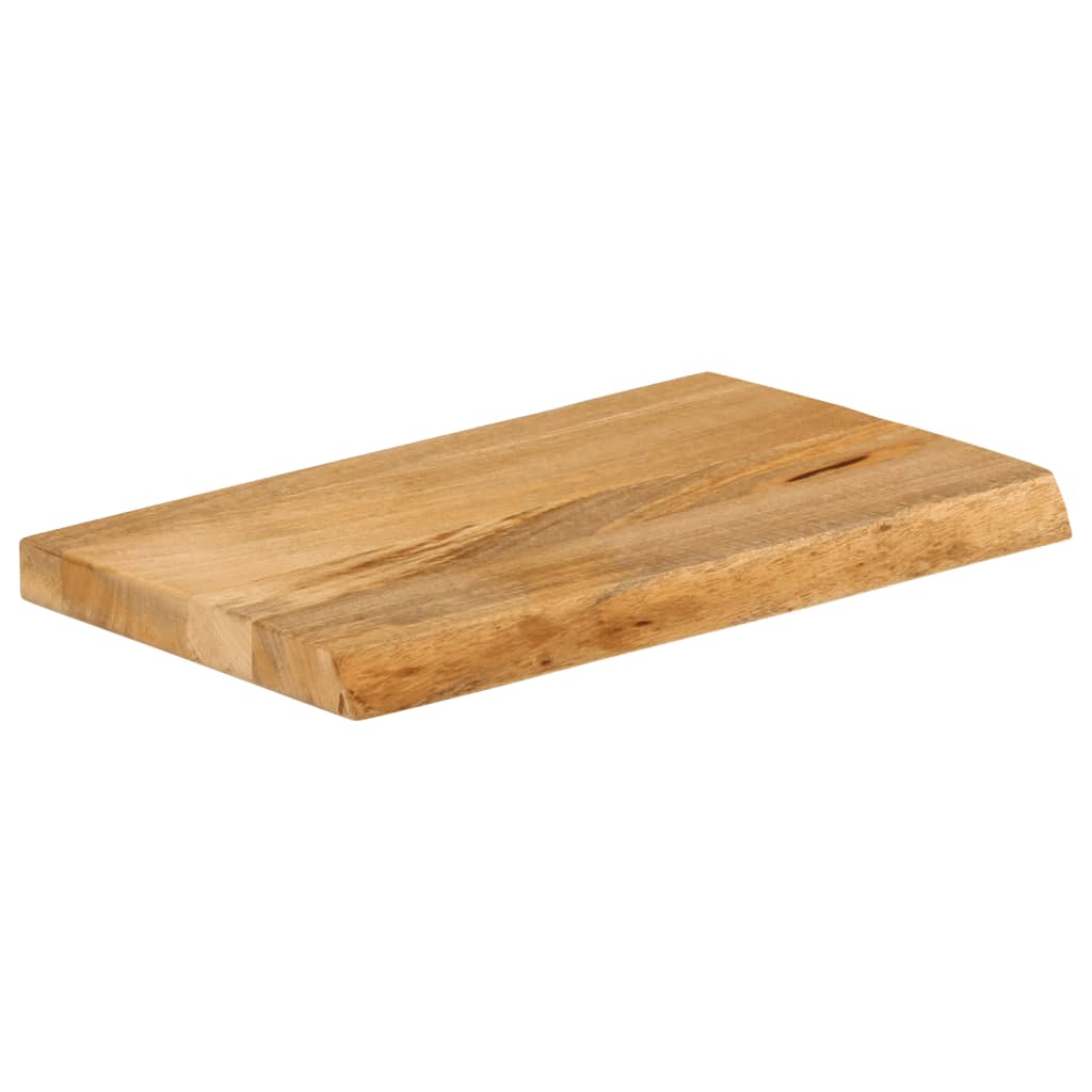 Dessus de table à bord vivant 60x40x2,5 cm bois massif manguier Plateaux de table vidaXL