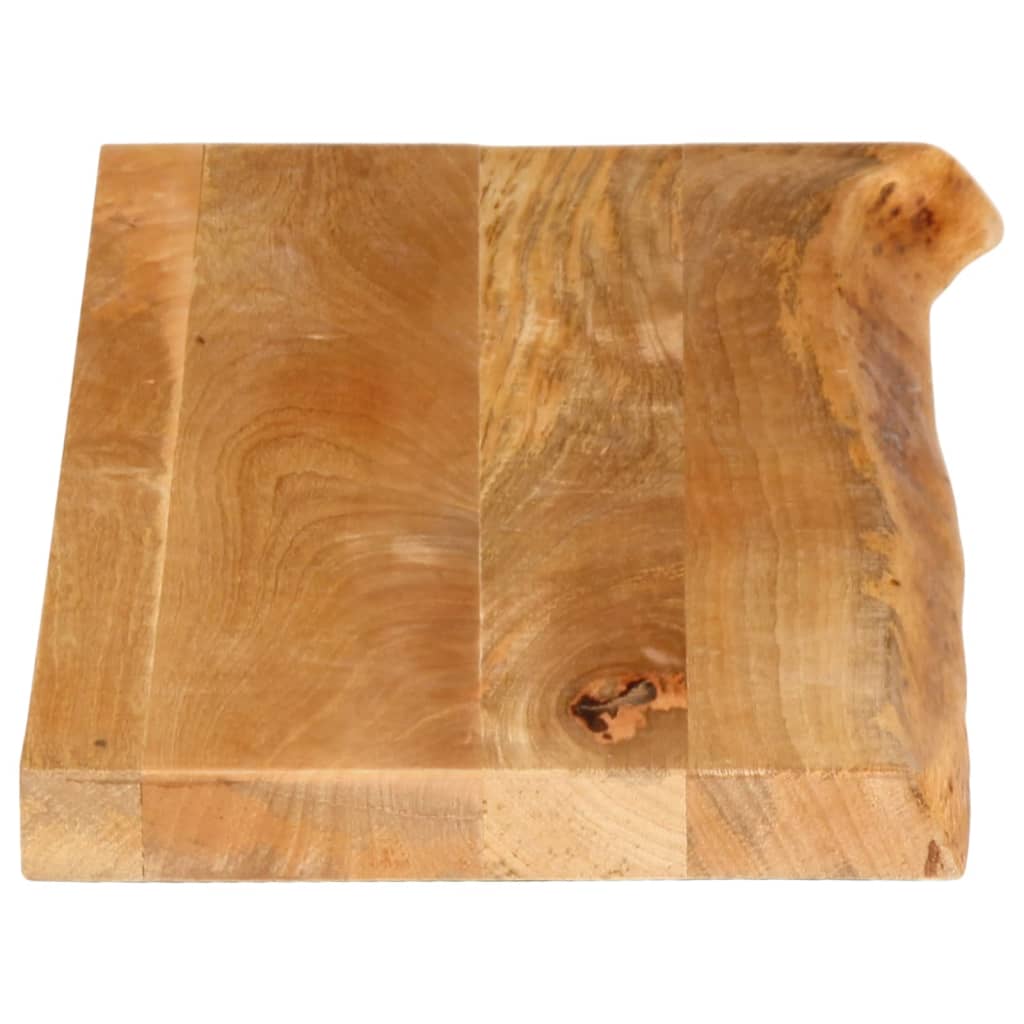 Dessus de table à bord vivant 70x40x2,5 cm bois massif manguier Plateaux de table vidaXL