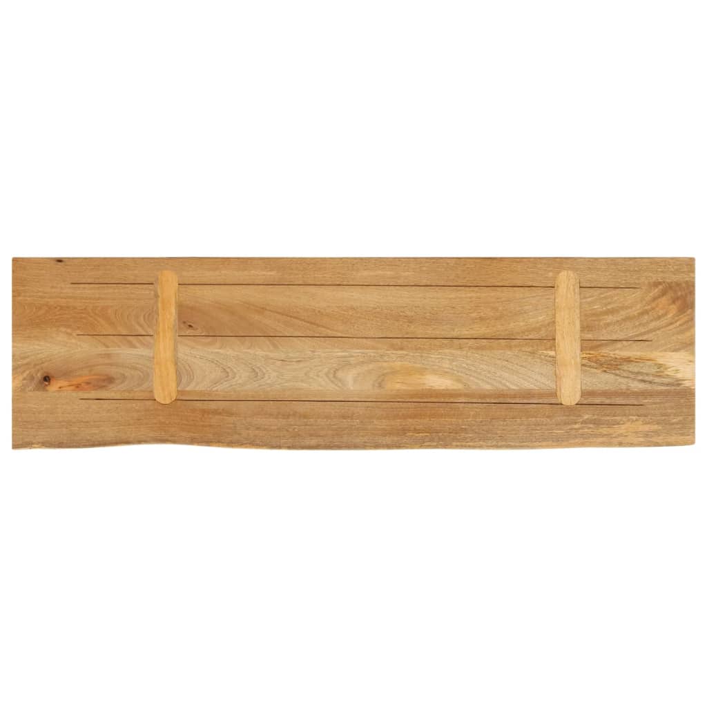 Dessus de table à bord vivant 100x40x2,5cm bois massif manguier Plateaux de table vidaXL