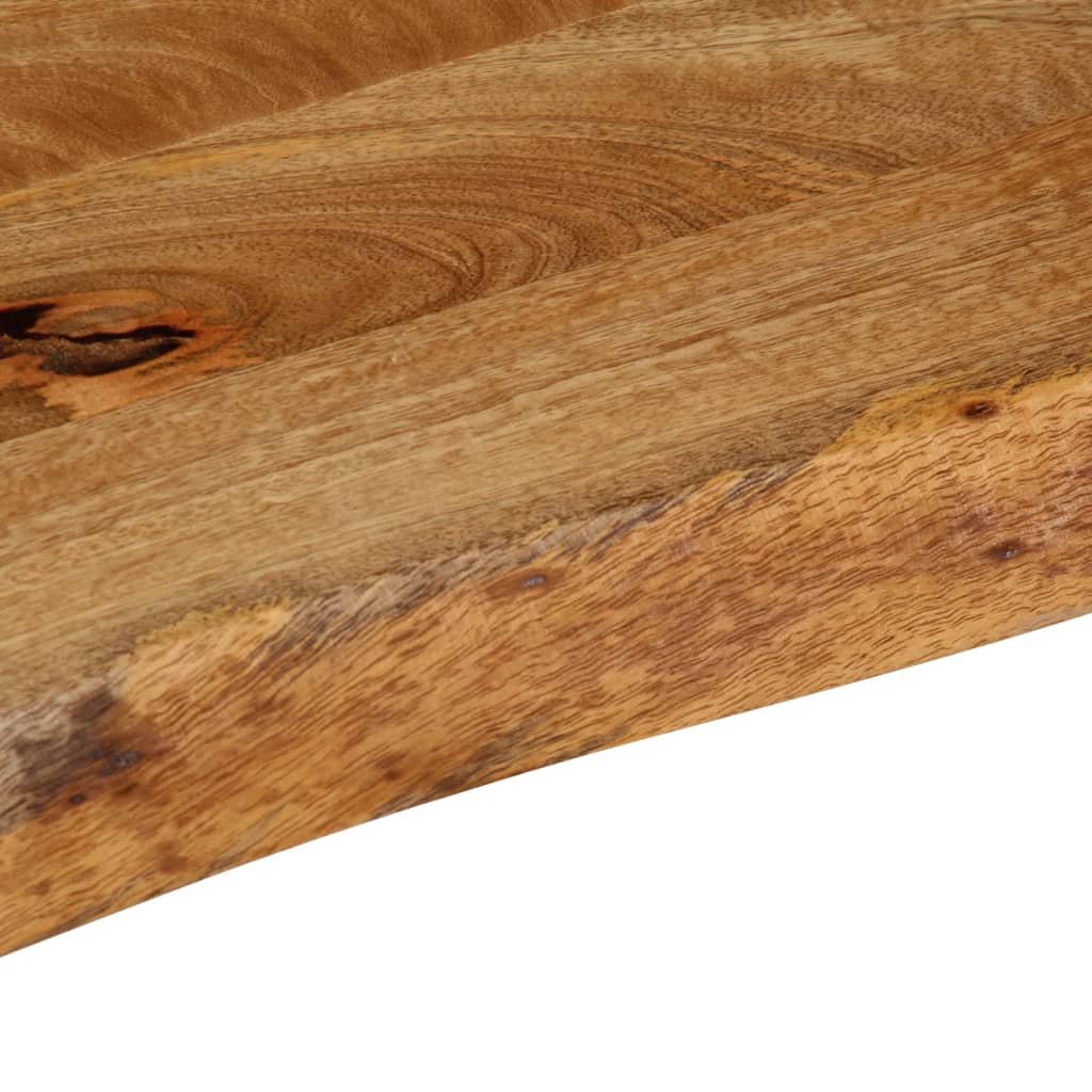 Dessus de table à bord vivant 100x40x2,5cm bois massif manguier Plateaux de table vidaXL