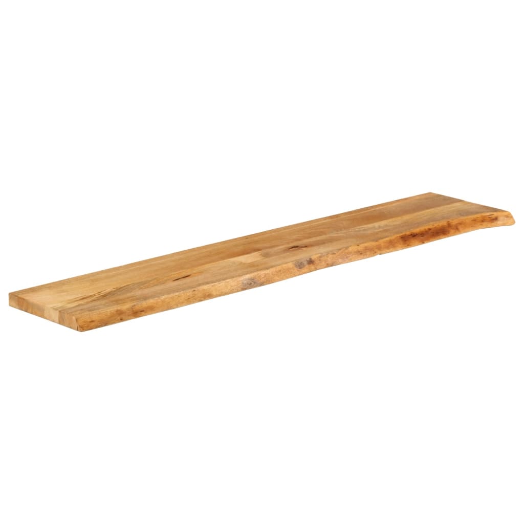 Dessus de table à bord vivant 140x40x2,5cm bois massif manguier Plateaux de table vidaXL