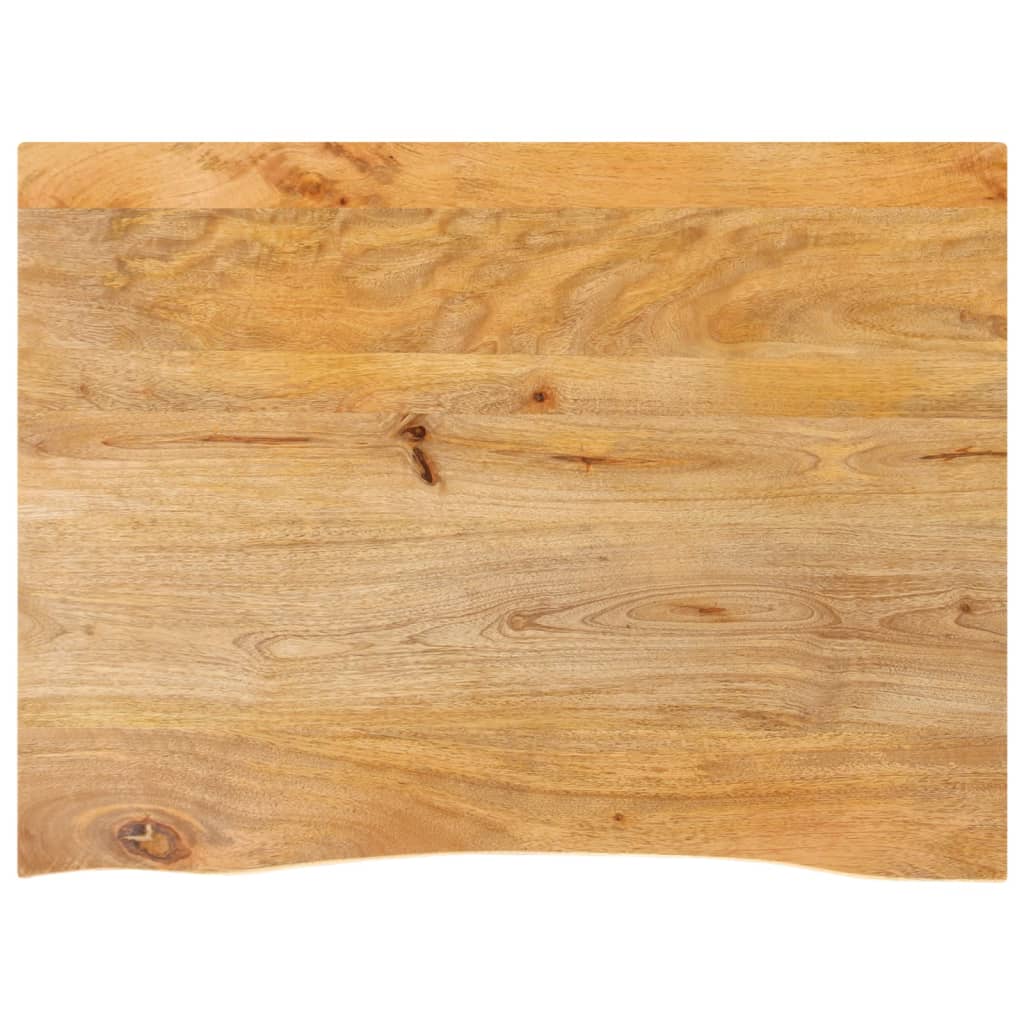 Dessus de table à bord vivant 70x60x2,5 cm bois massif manguier Plateaux de table vidaXL