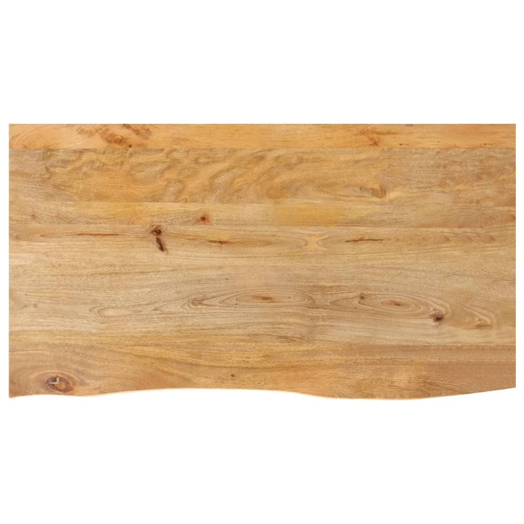 Dessus de table à bord vivant 110x60x2,5cm bois massif manguier Plateaux de table vidaXL