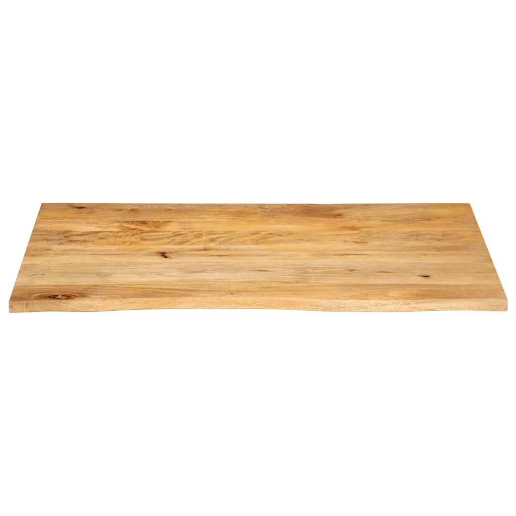 Dessus de table à bord vivant 120x60x2,5cm bois massif manguier Plateaux de table vidaXL