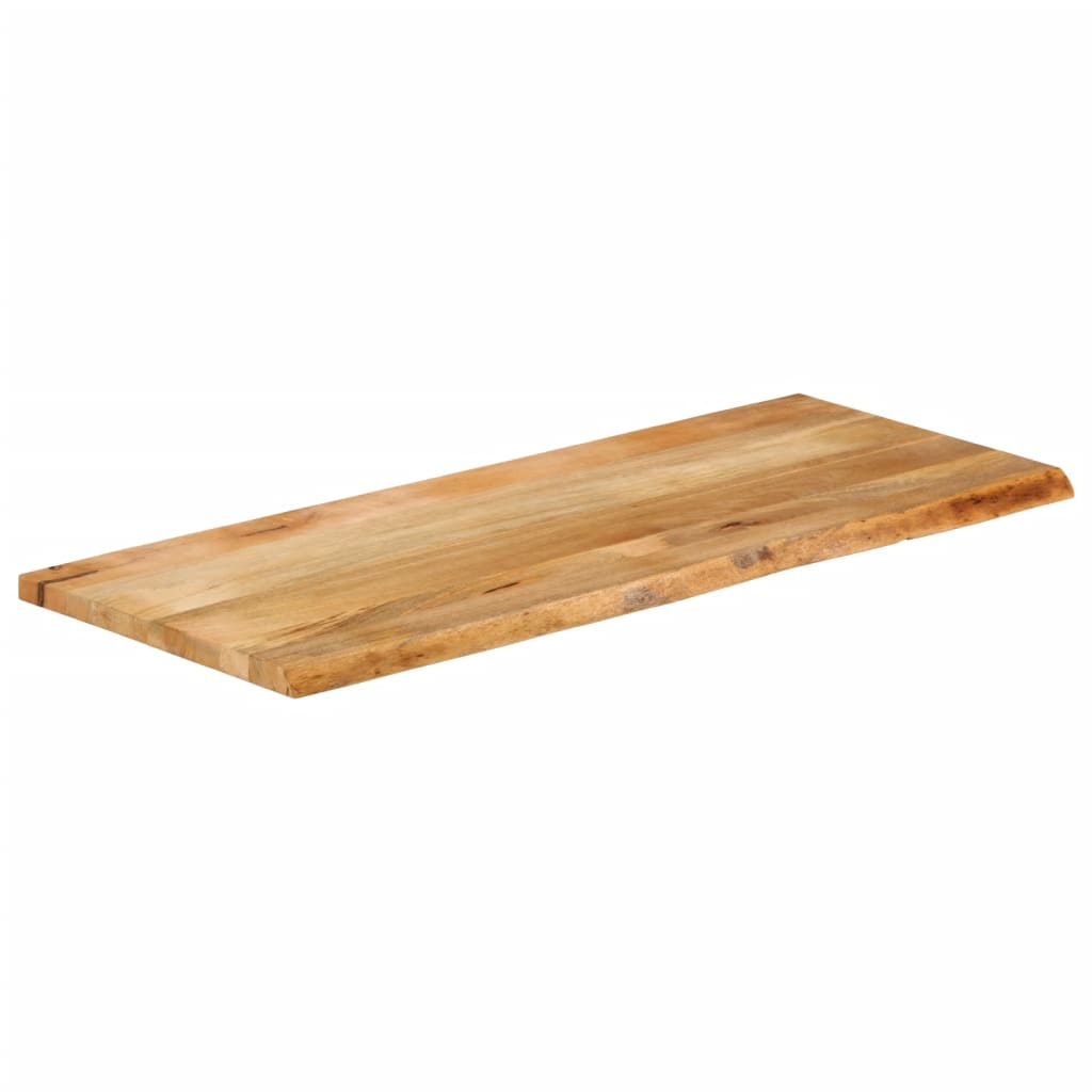 Dessus de table à bord vivant 140x60x2,5cm bois massif manguier Plateaux de table vidaXL