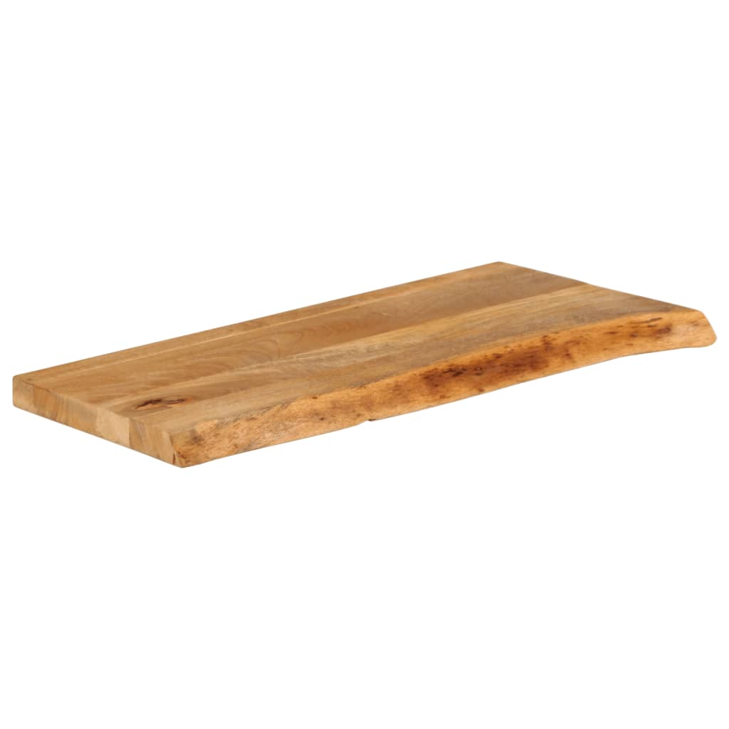 Dessus de table à bord vivant 80x20x3,8 cm bois massif manguier Plateaux de table vidaXL