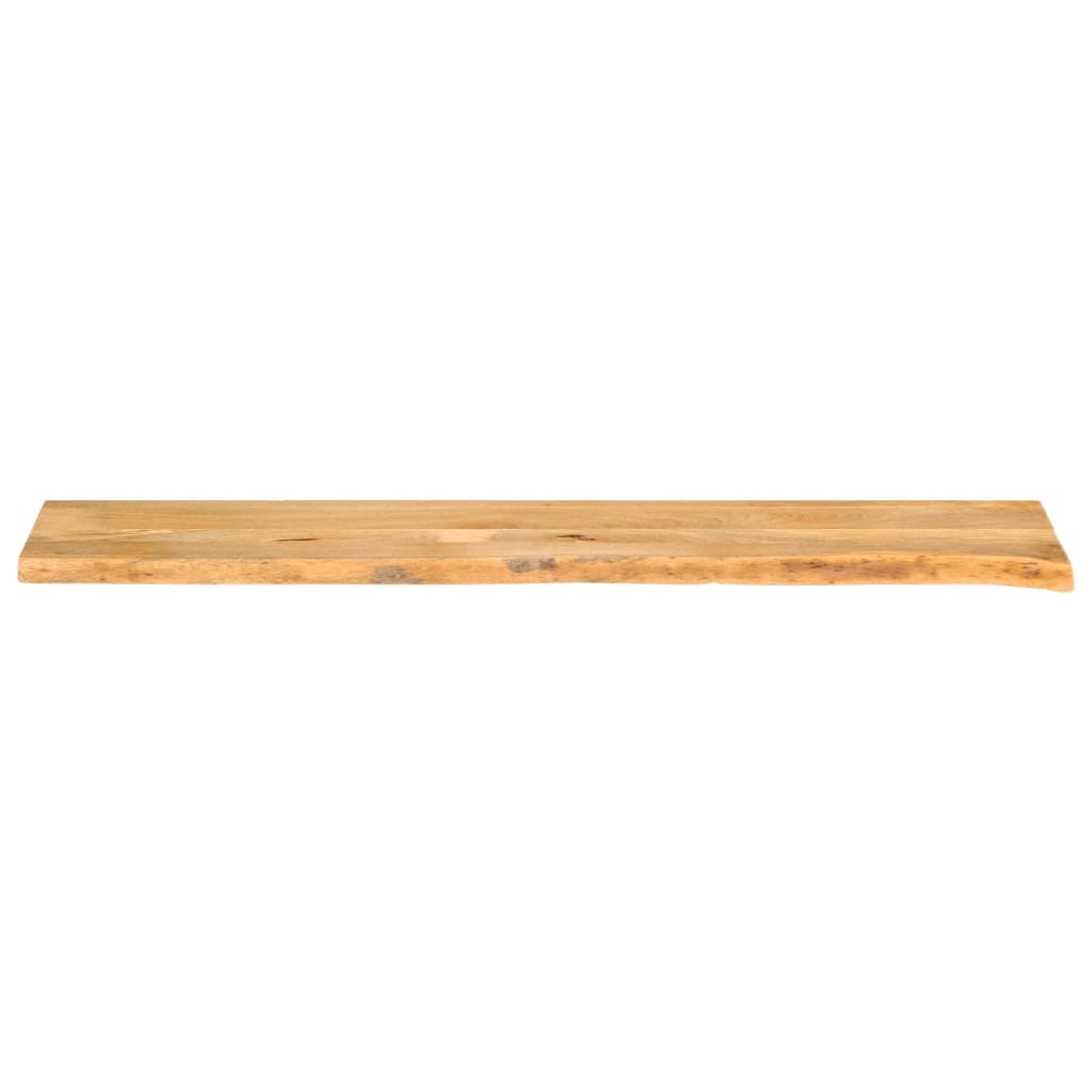 Dessus de table à bord vivant 140x20x3,8cm bois massif manguier Plateaux de table vidaXL