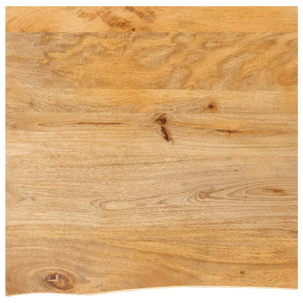 Dessus de table à bord vivant 60x60x3,8 cm bois massif manguier Plateaux de table vidaXL