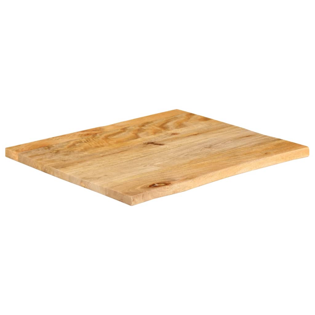 Dessus de table à bord vivant 60x60x3,8 cm bois massif manguier Plateaux de table vidaXL