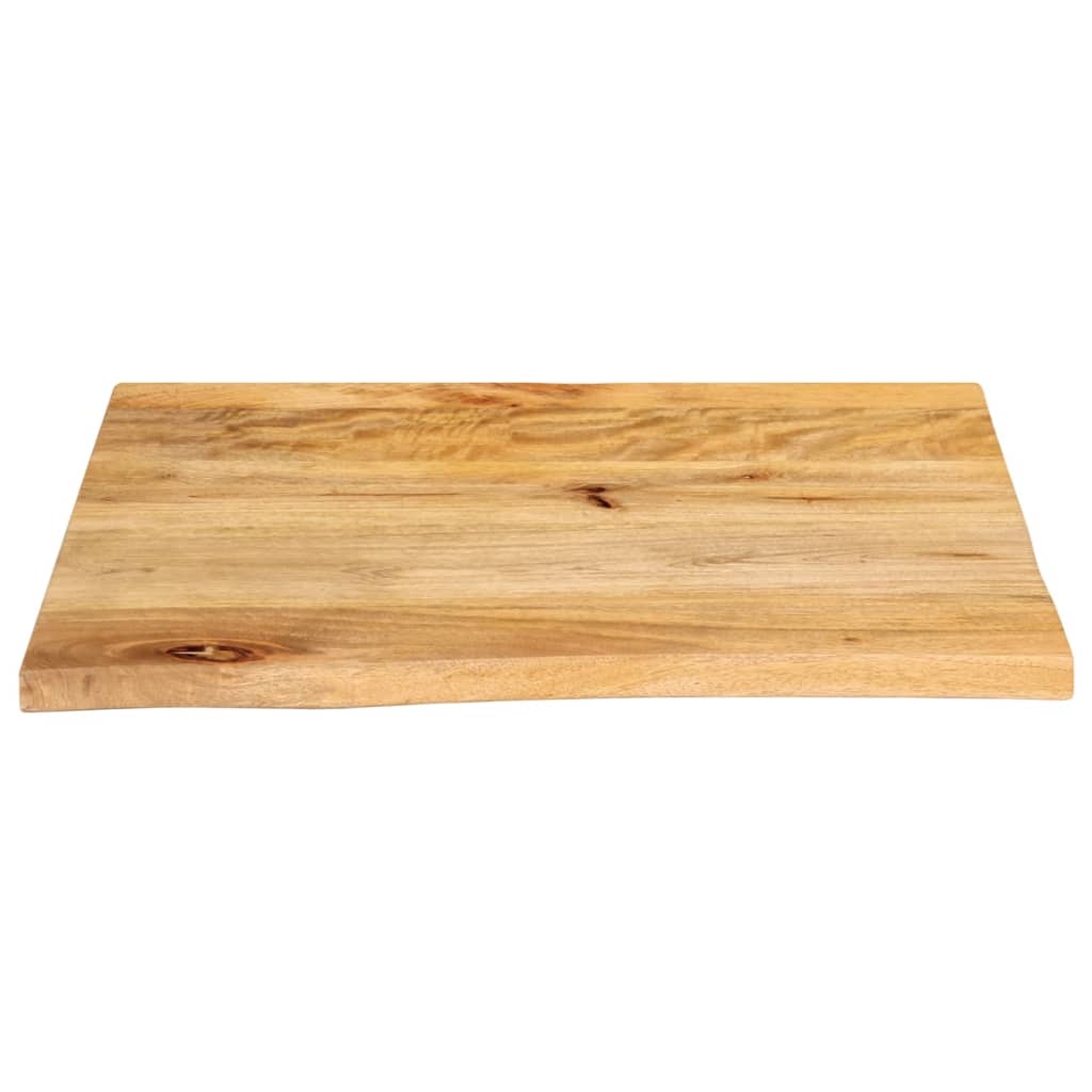 Dessus de table à bord vivant 60x60x3,8 cm bois massif manguier Plateaux de table vidaXL