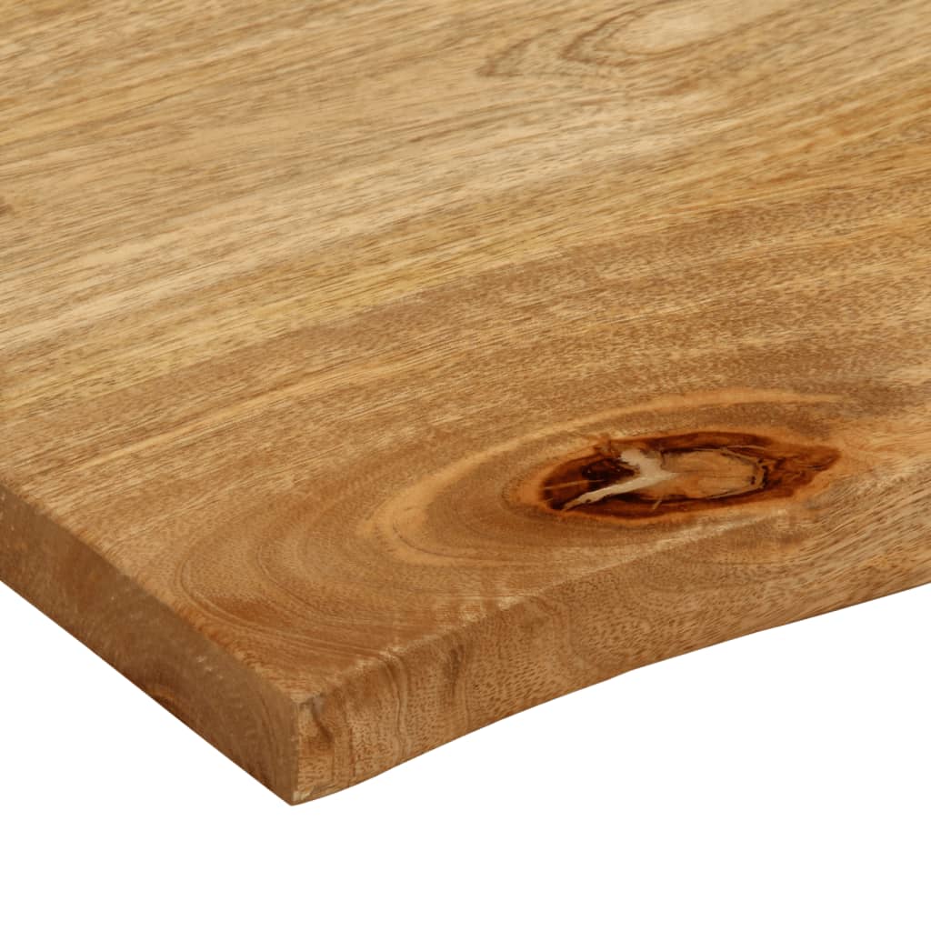 Dessus de table à bord vivant 60x60x3,8 cm bois massif manguier Plateaux de table vidaXL