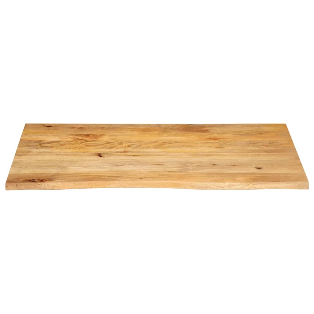 Dessus de table à bord vivant 120x60x3,8cm bois massif manguier Plateaux de table vidaXL