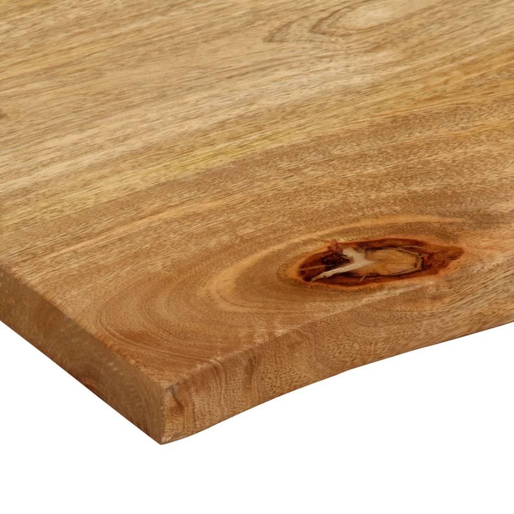 Dessus de table à bord vivant 120x60x3,8cm bois massif manguier Plateaux de table vidaXL