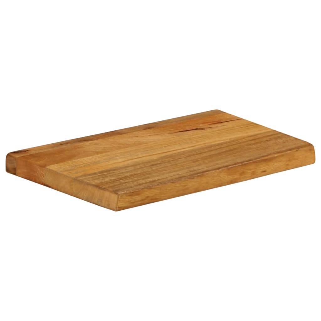 Dessus de table à bord vivant 40x20x2,5 cm bois massif manguier Plateaux de table vidaXL