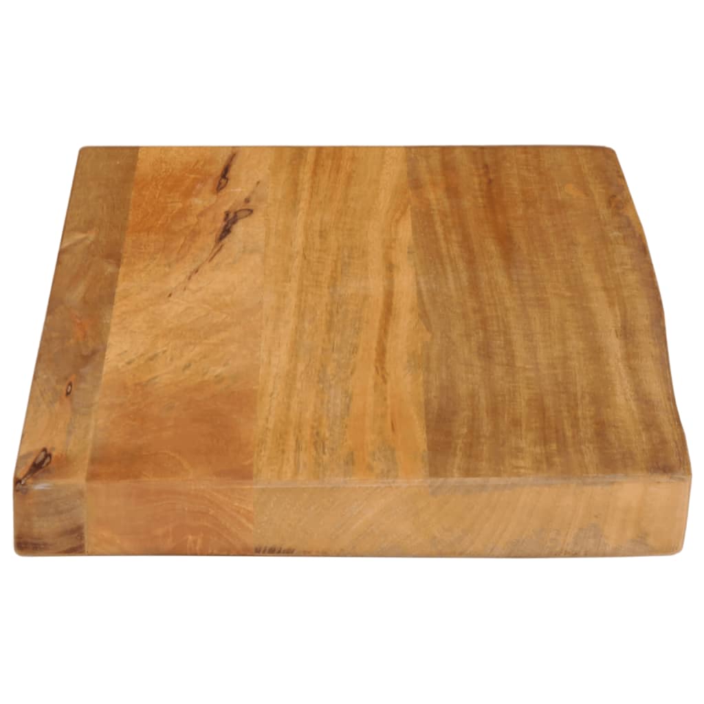 Dessus de table à bord vivant 40x20x2,5 cm bois massif manguier Plateaux de table vidaXL