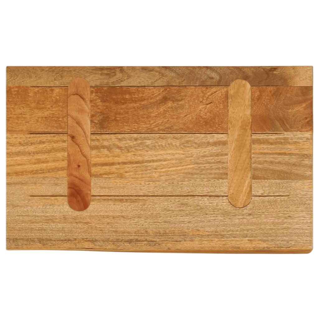 Dessus de table à bord vivant 40x20x2,5 cm bois massif manguier Plateaux de table vidaXL