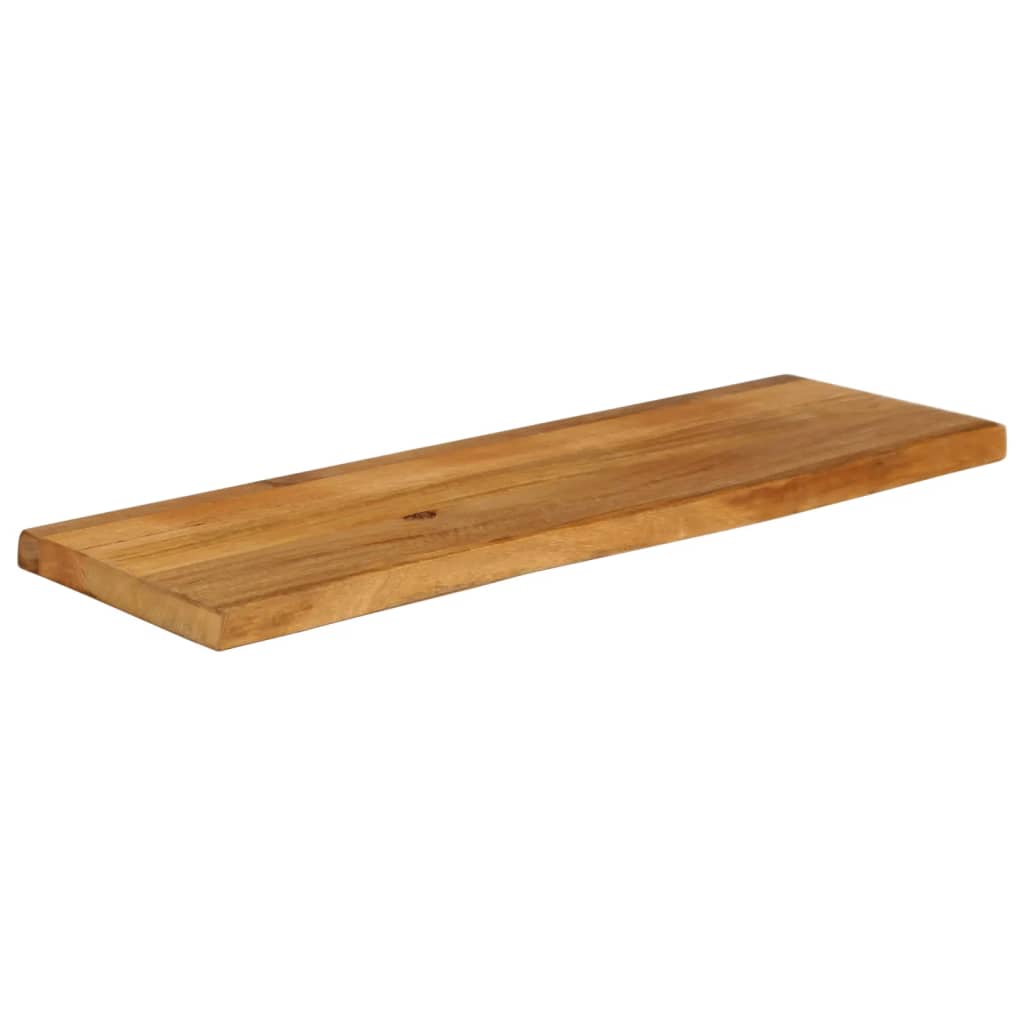 Dessus de table à bord vivant 120x20x2,5cm bois massif manguier Plateaux de table vidaXL