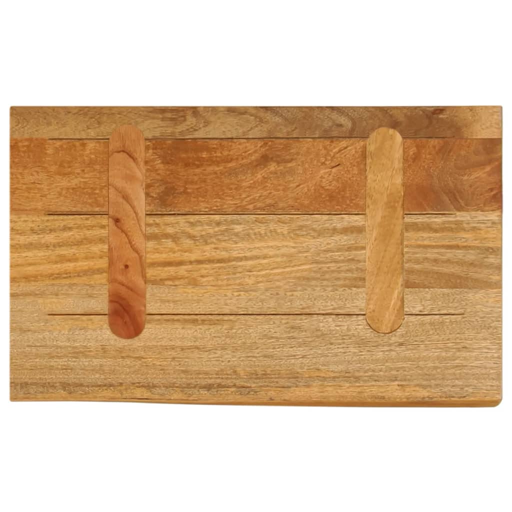 Dessus de table à bord vivant 60x30x2,5 cm bois massif manguier Plateaux de table vidaXL