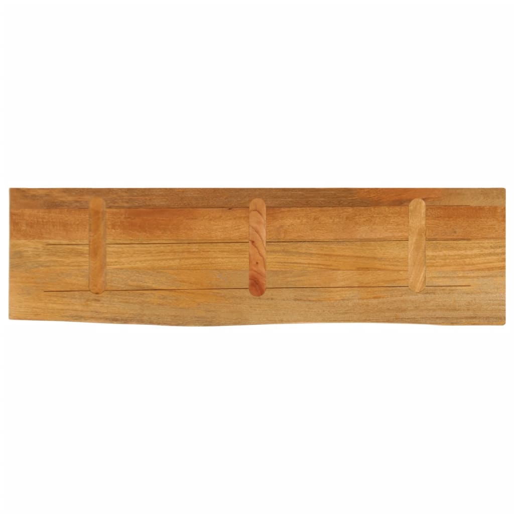 Dessus de table à bord vivant 120x30x2,5cm bois massif manguier Plateaux de table vidaXL