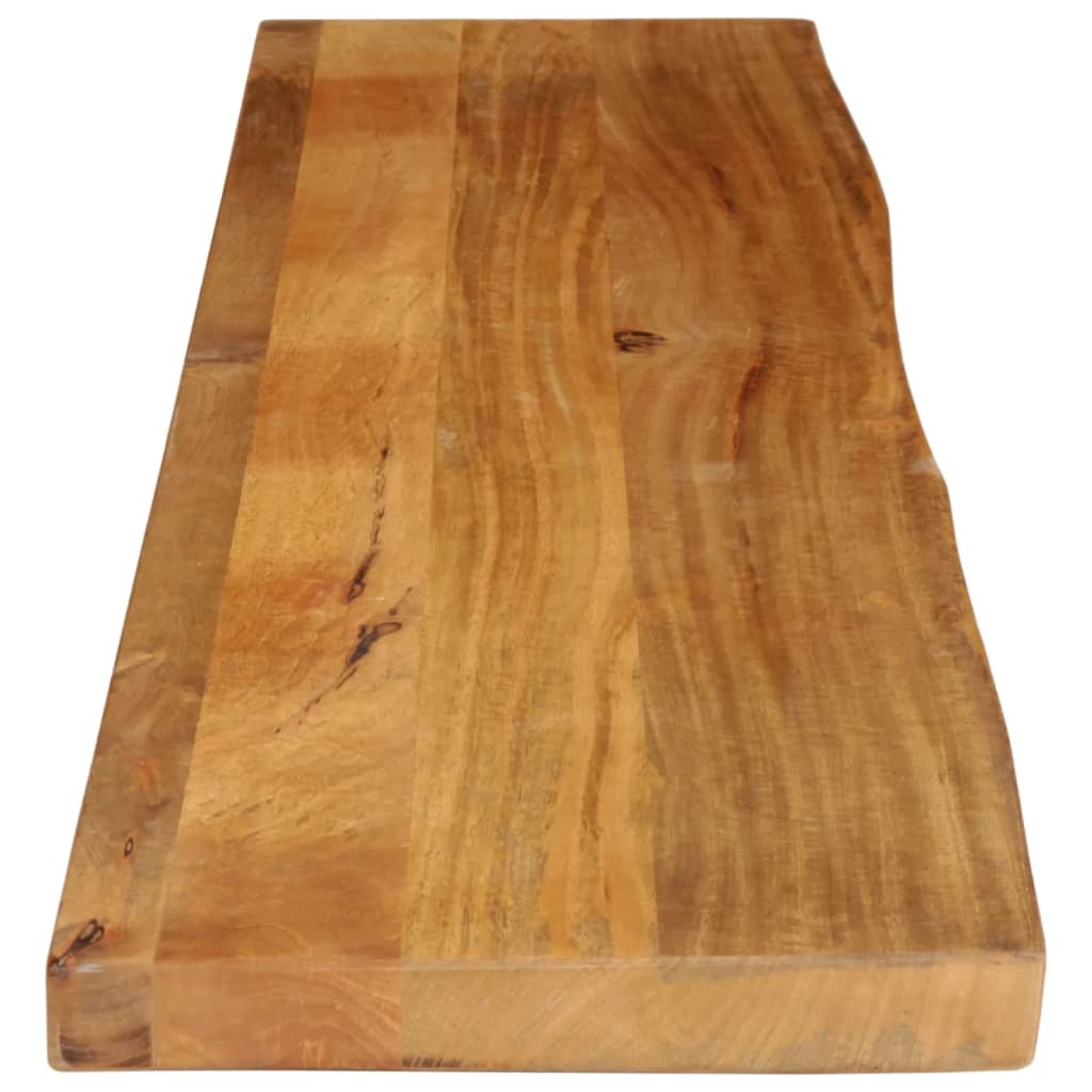 Dessus de table à bord vivant 160x30x2,5cm bois massif manguier Plateaux de table vidaXL