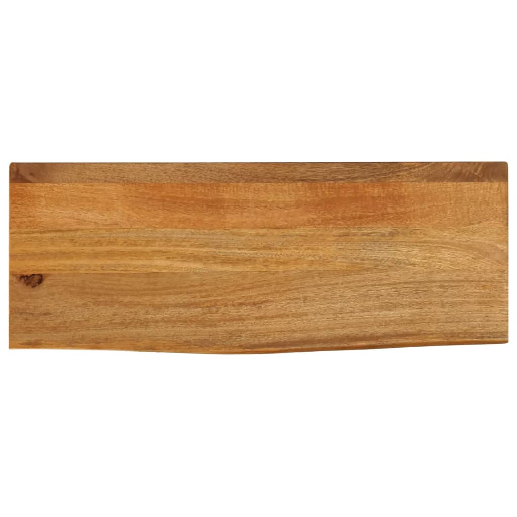 Dessus de table à bord vivant 90x40x2,5 cm bois massif manguier Plateaux de table vidaXL