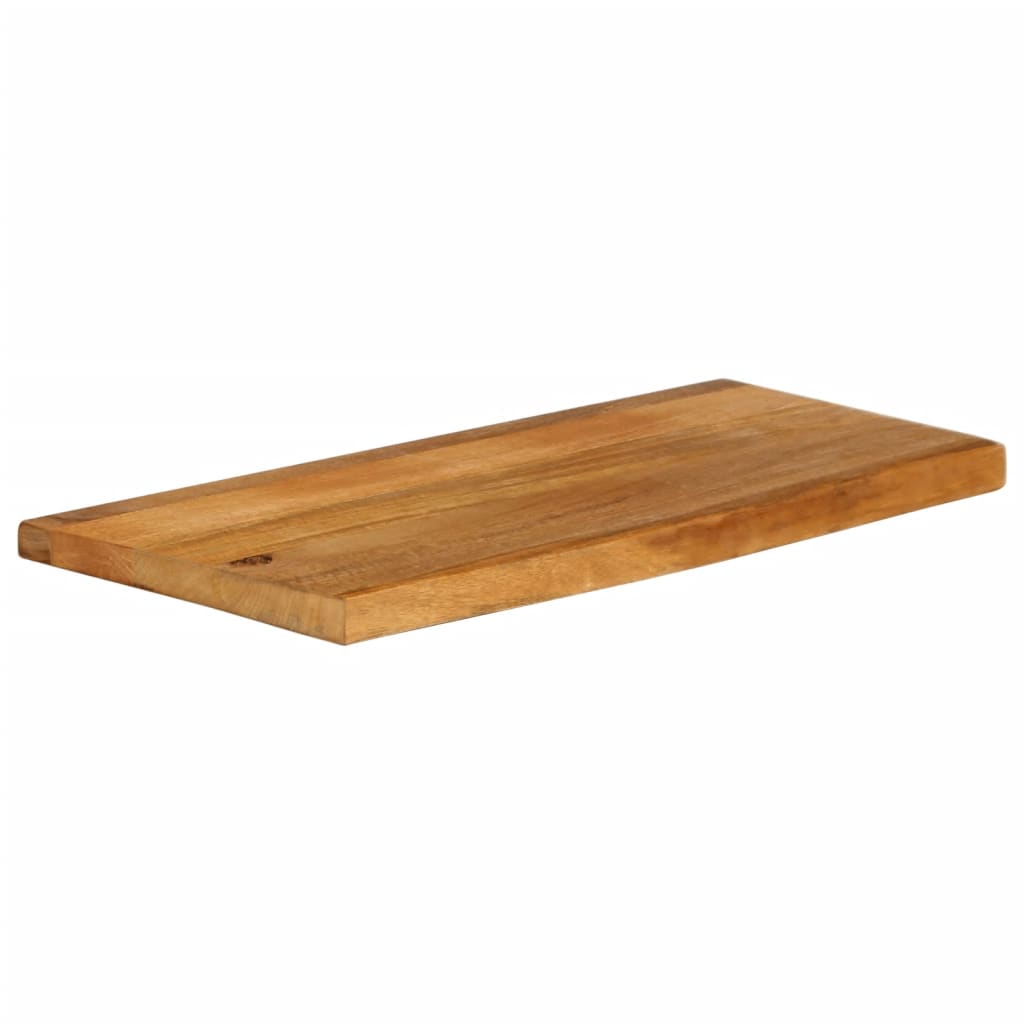 Dessus de table à bord vivant 90x40x2,5 cm bois massif manguier Plateaux de table vidaXL