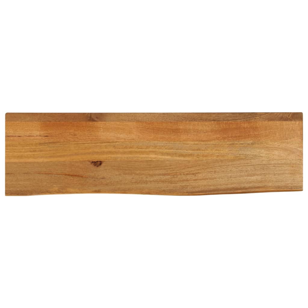 Dessus de table à bord vivant 100x40x2,5cm bois massif manguier Plateaux de table vidaXL